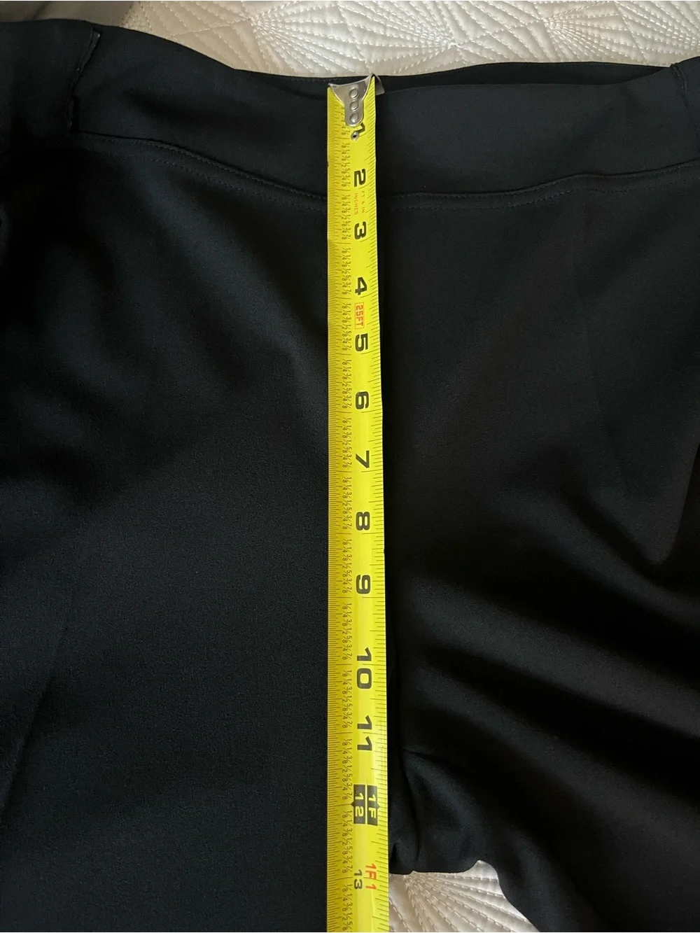 Calvin Klein CK Cropped Wide Leg Black Dress Pants Medium Like New Stretch Comfy